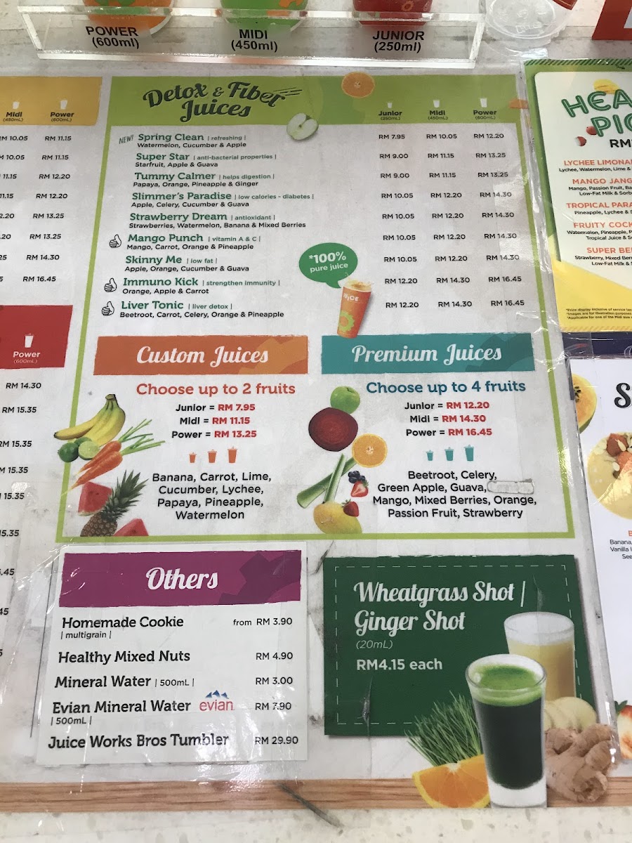 Menu Juice Works 1 Utama-4