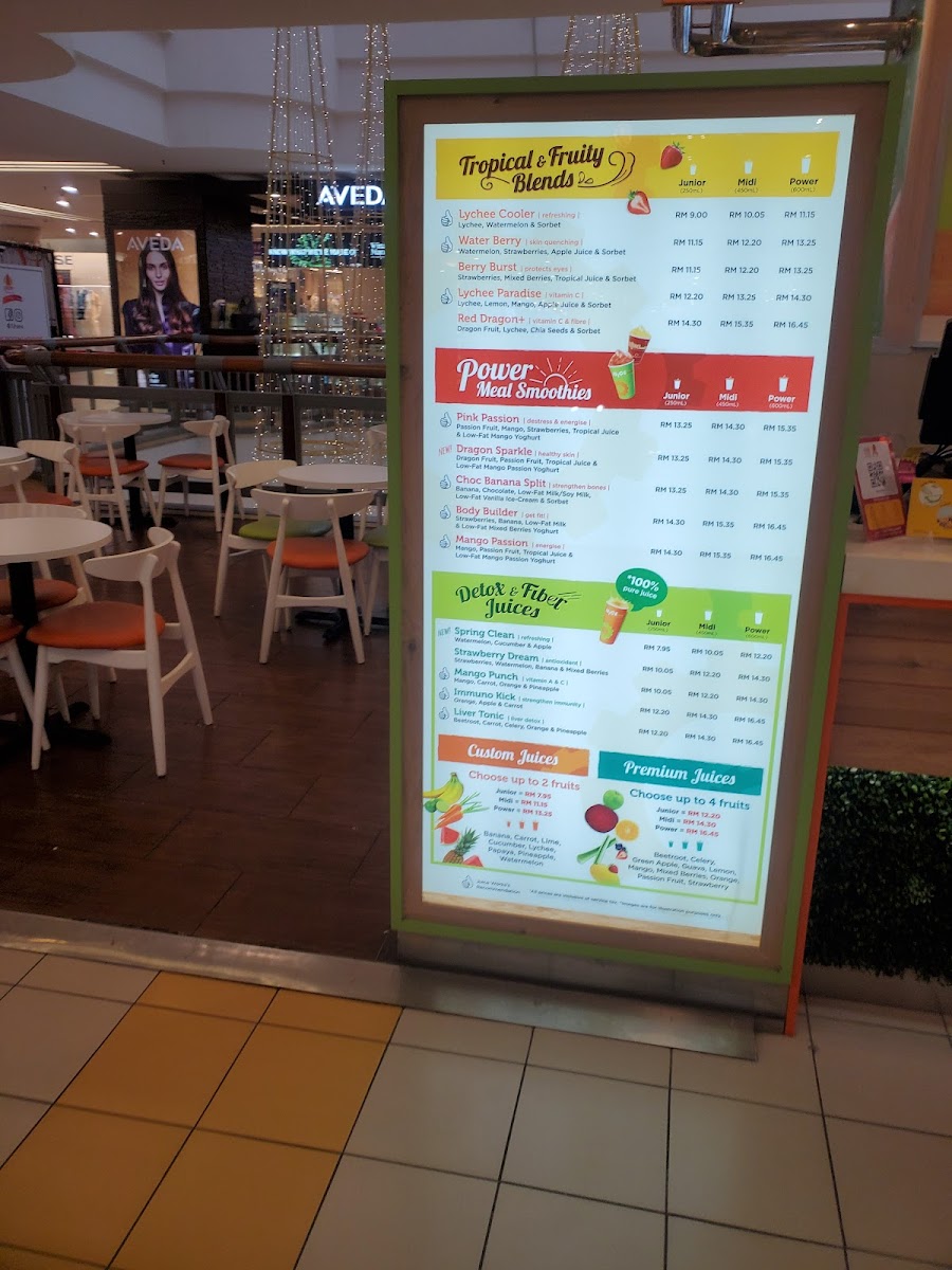 Menu Juice Works 1 Utama-7