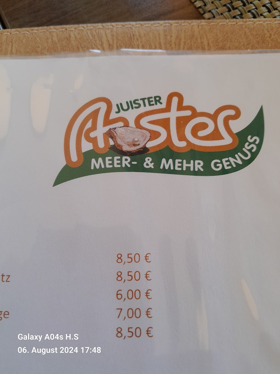 Menu Juister Auster-5