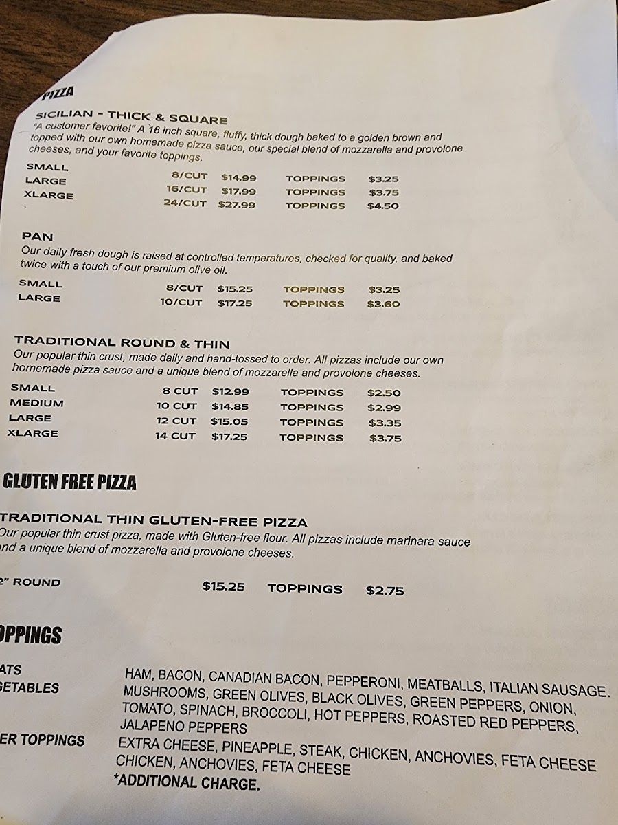 Menu Juliano's Restaurant & Catering-1