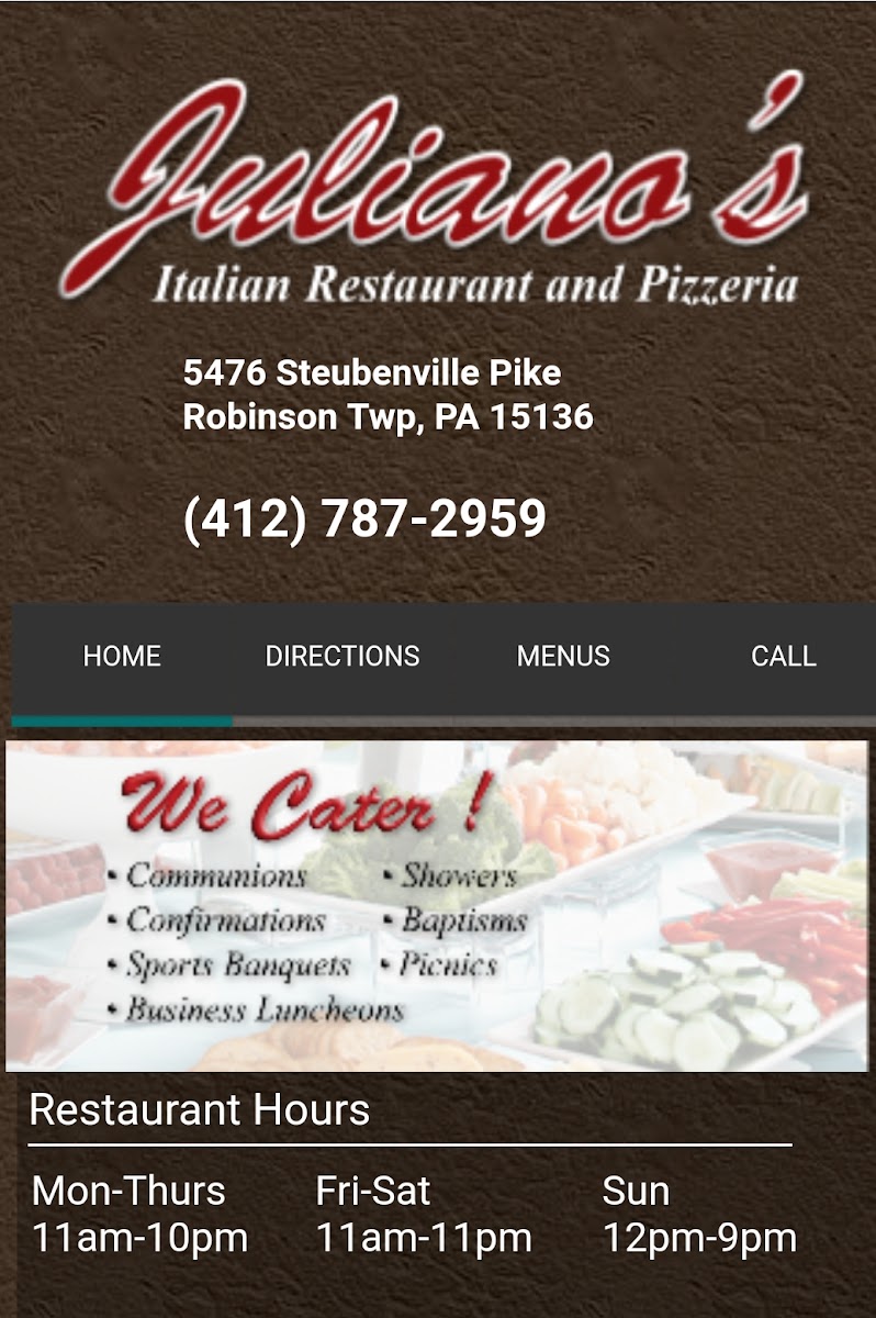 Menu Juliano's Restaurant & Catering-2