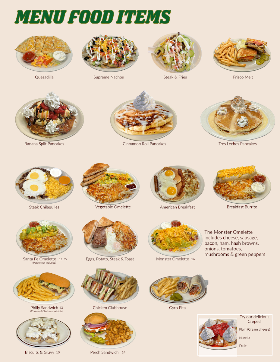 Menu Julie's Cafe East-8