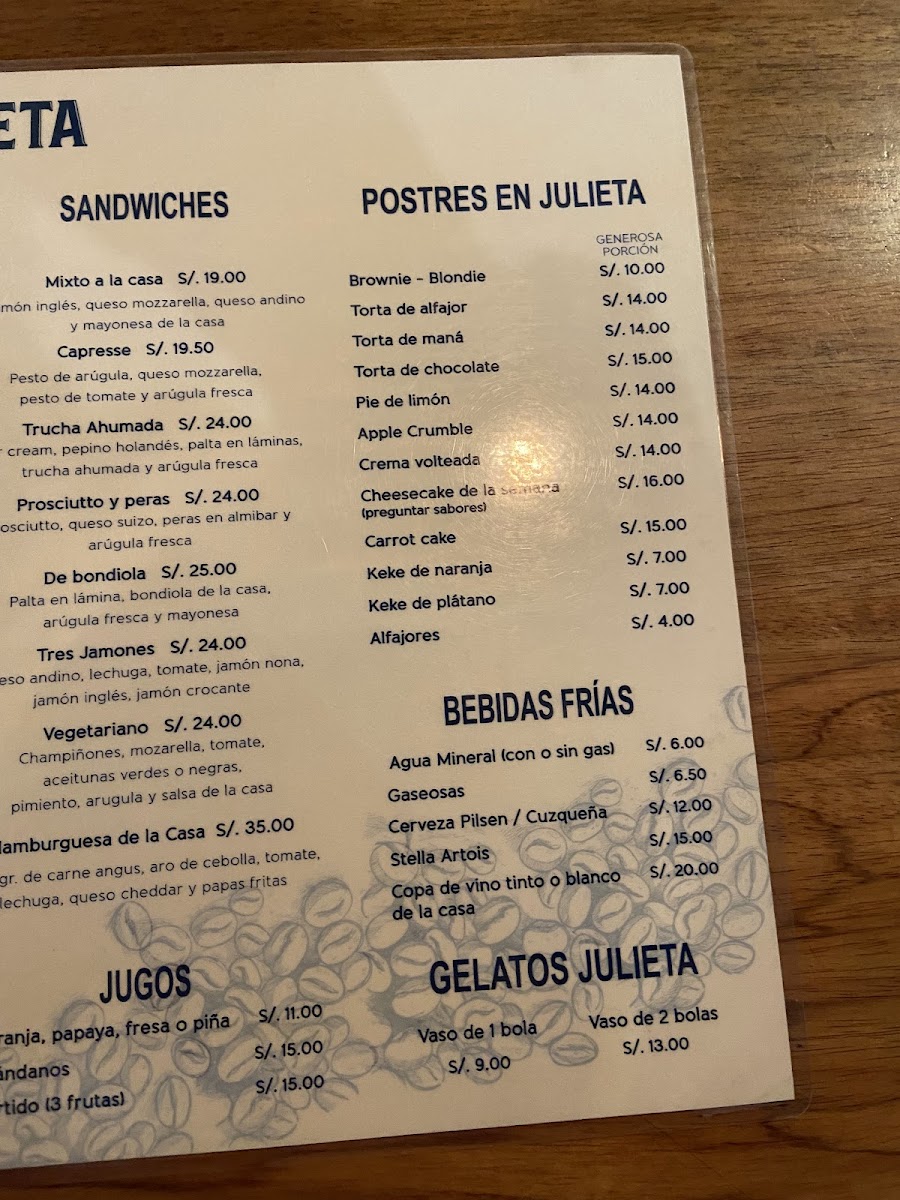 Menu Julieta Café De Barrio-4