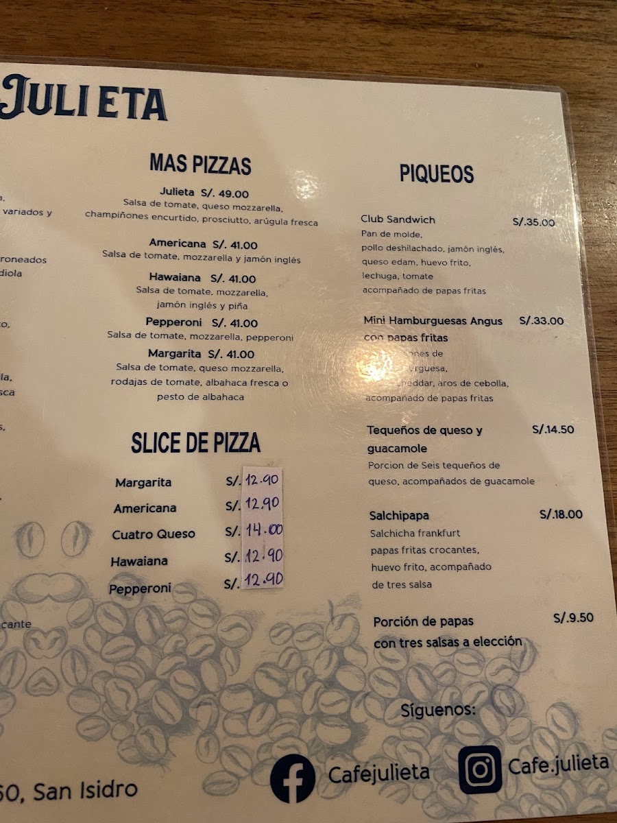 Menu Julieta Café De Barrio-5