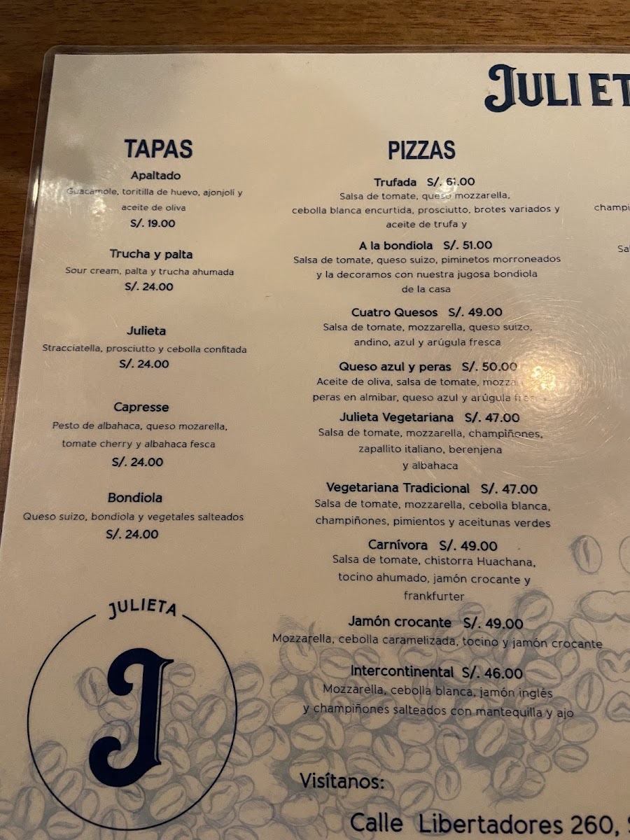 Menu Julieta Café De Barrio-6