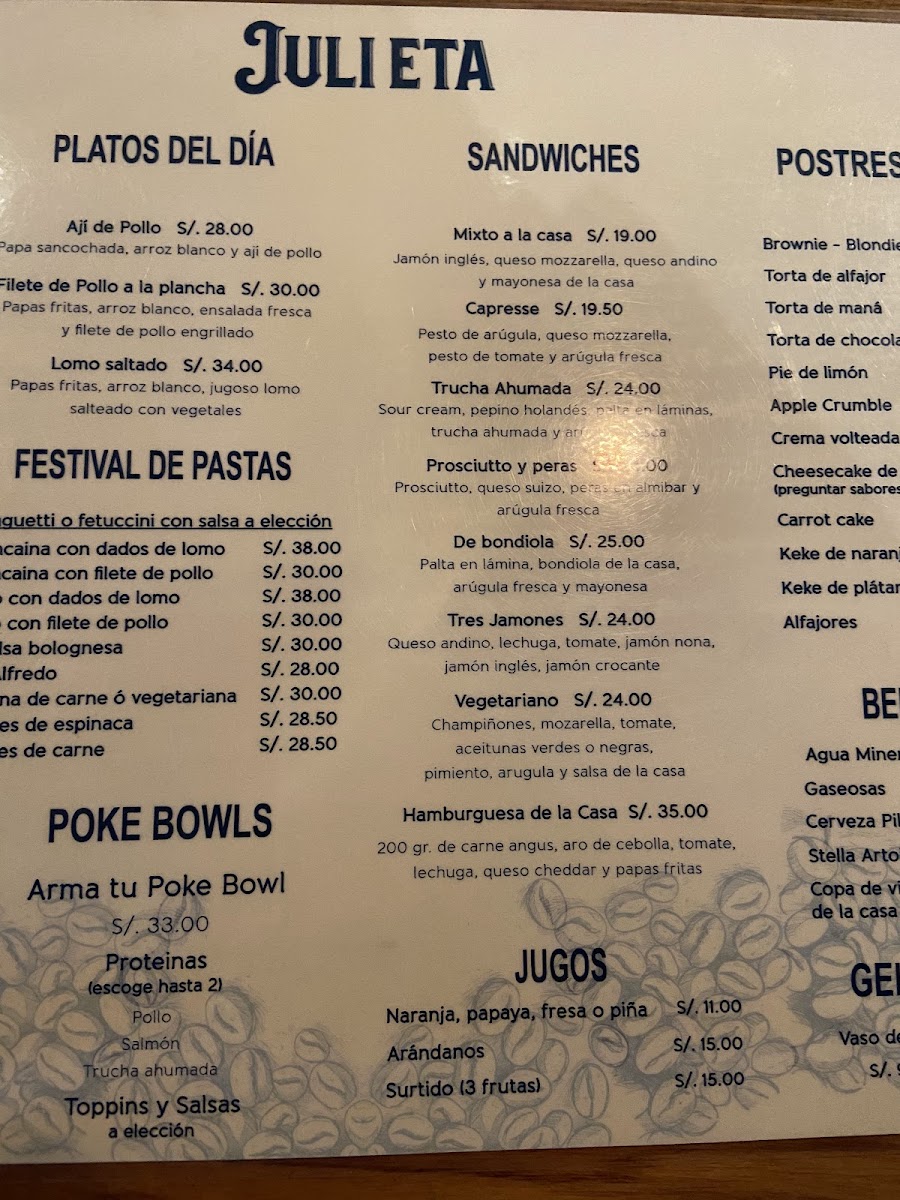 Menu Julieta Café De Barrio-7
