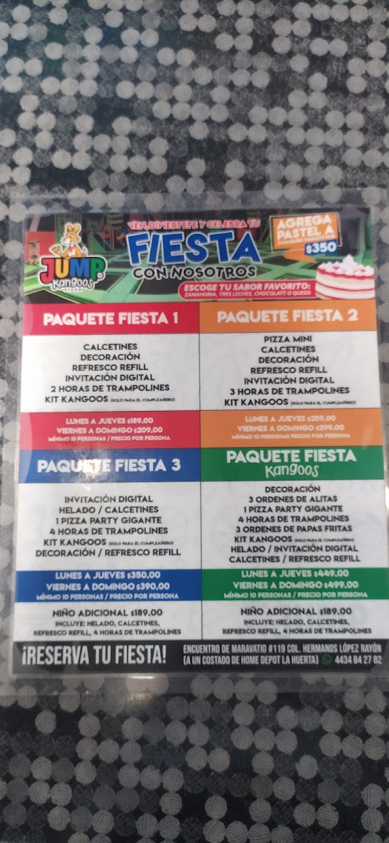 Menu Jump Kangoo Pizza-3