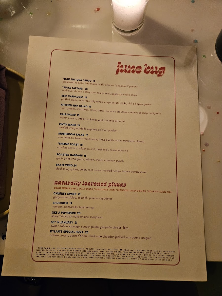 Menu June Bug Restaurant-5