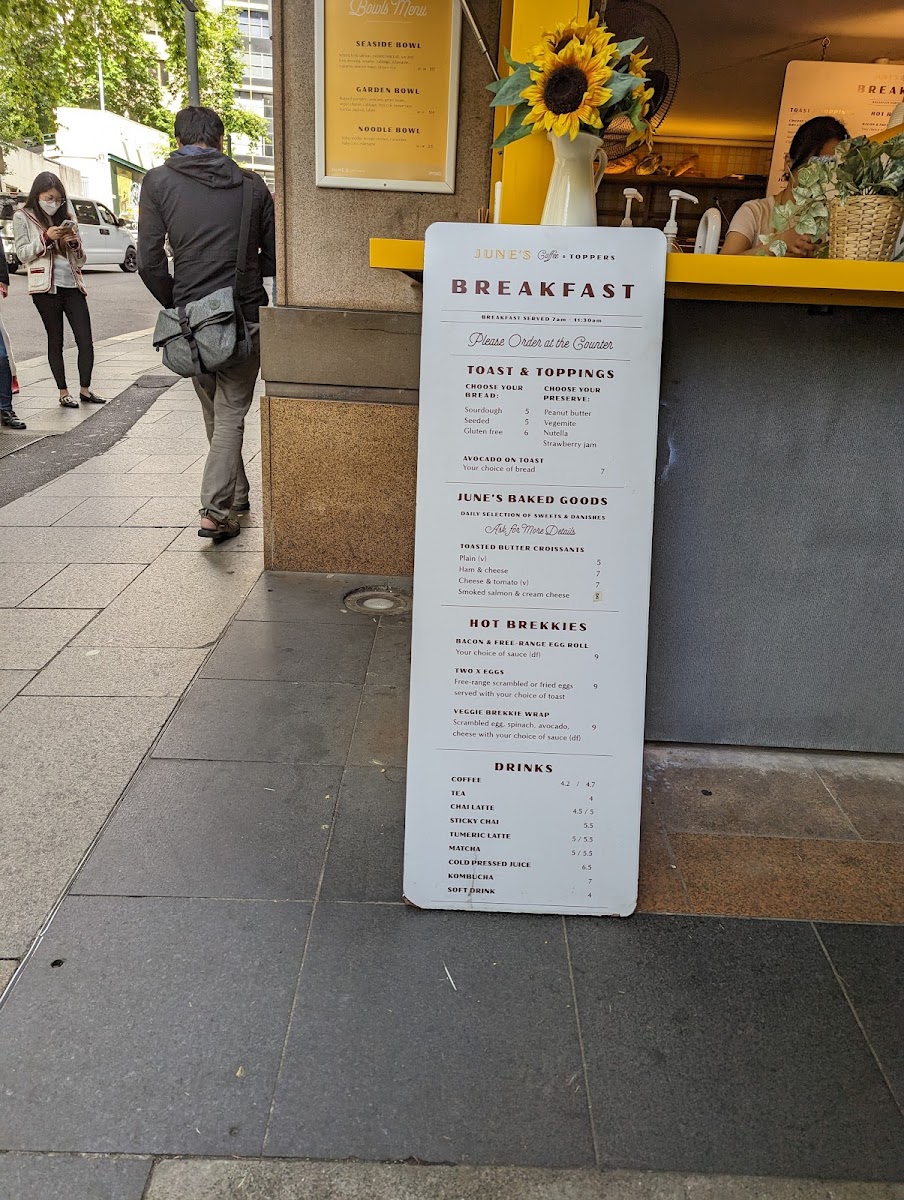 Menu June's Cafe Wynyard-10