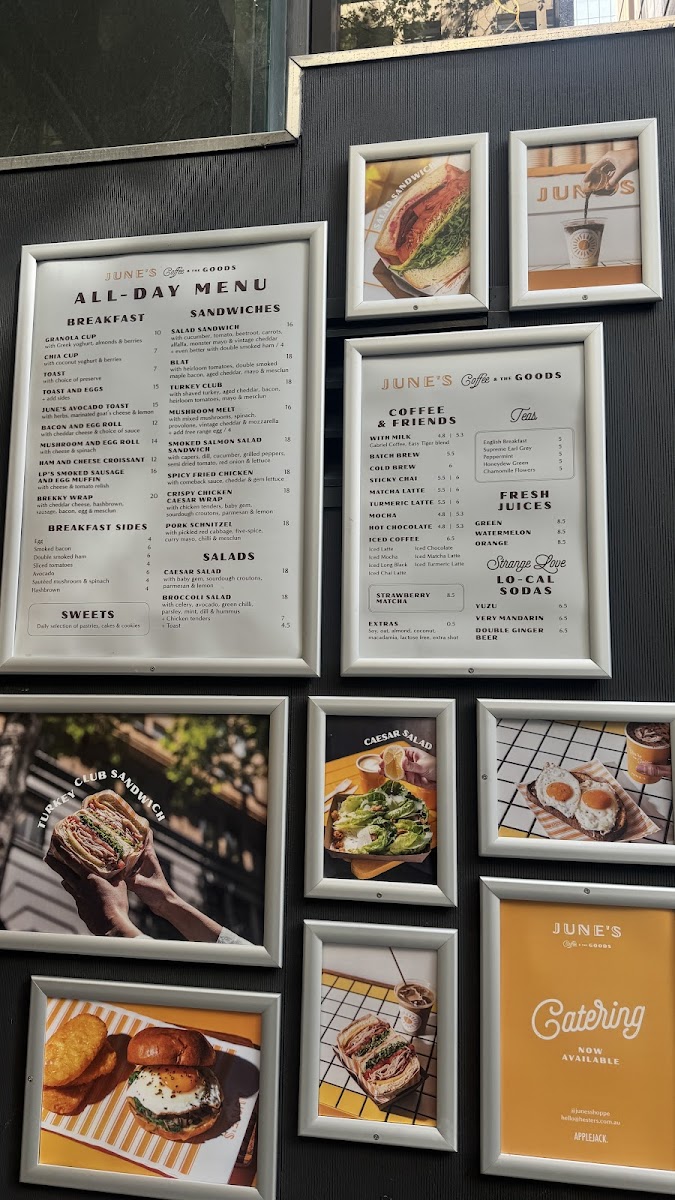 Menu June's Cafe Wynyard-2