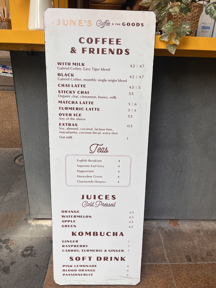 Menu June's Cafe Wynyard-4