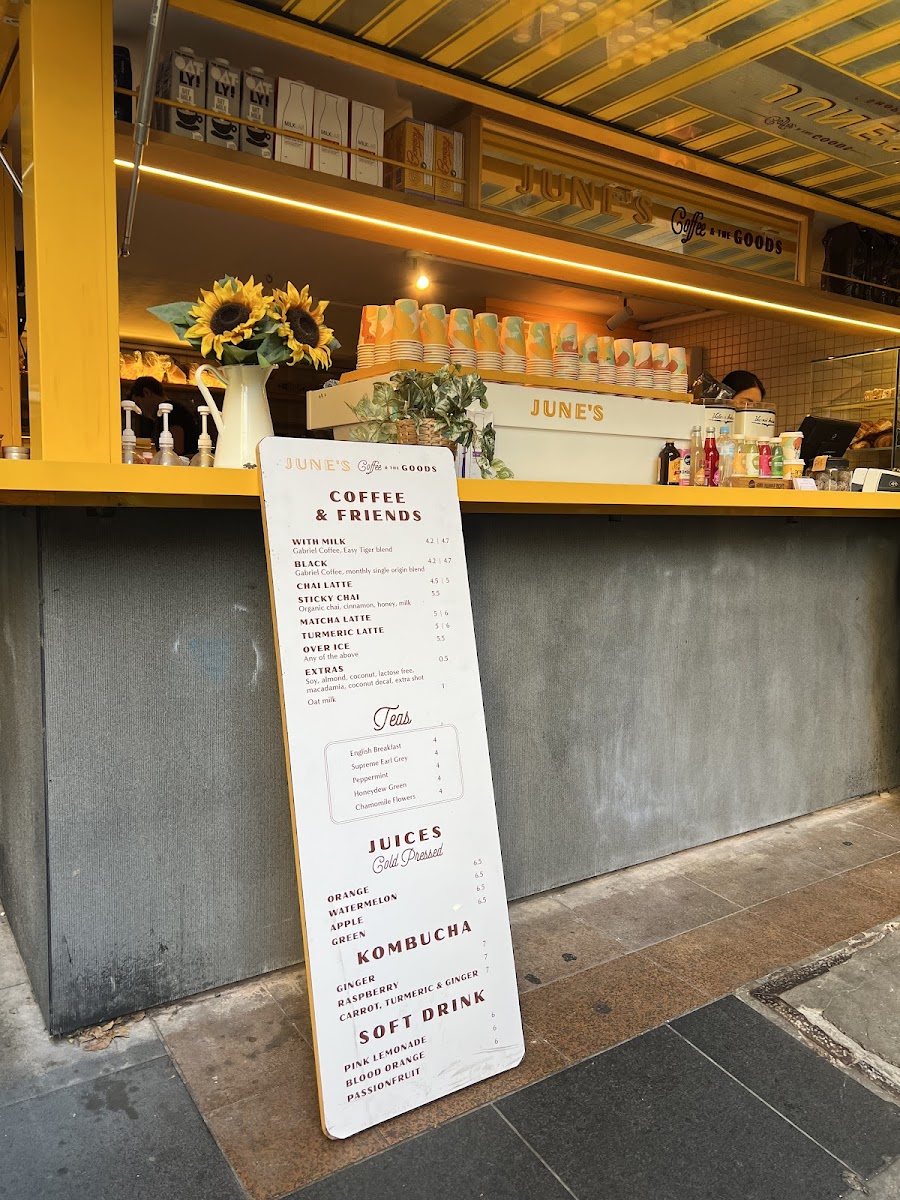 Menu June's Cafe Wynyard-7