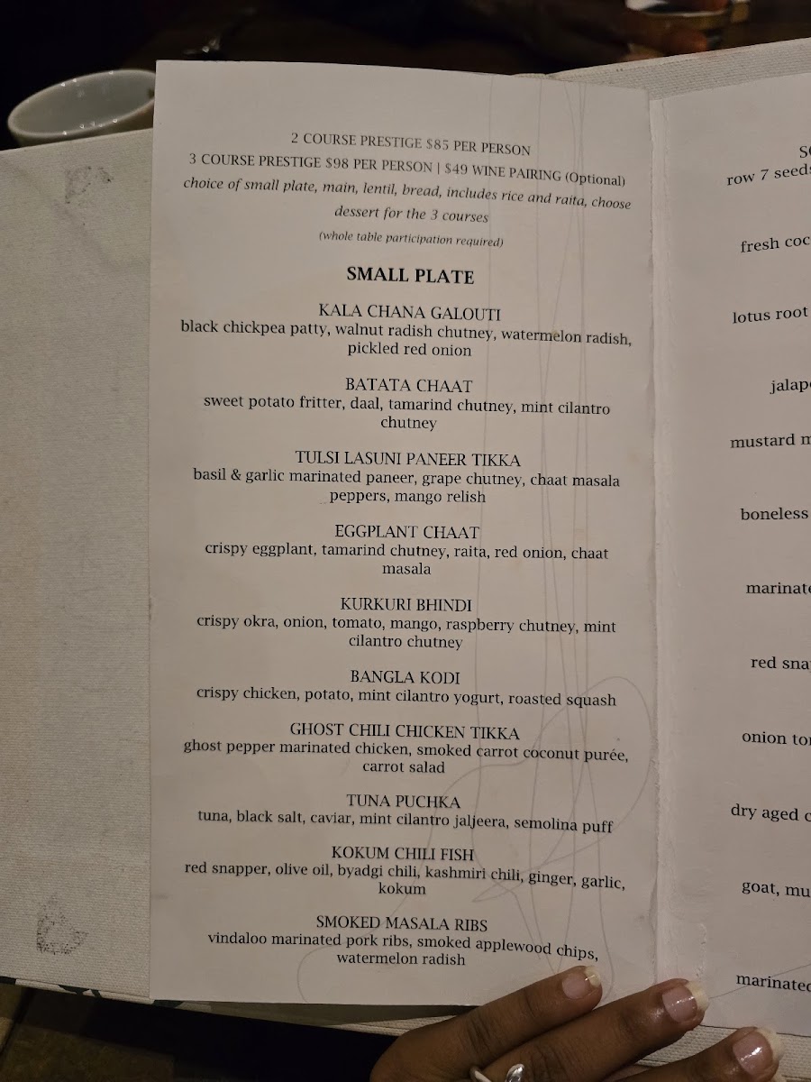 Menu Junoon-10