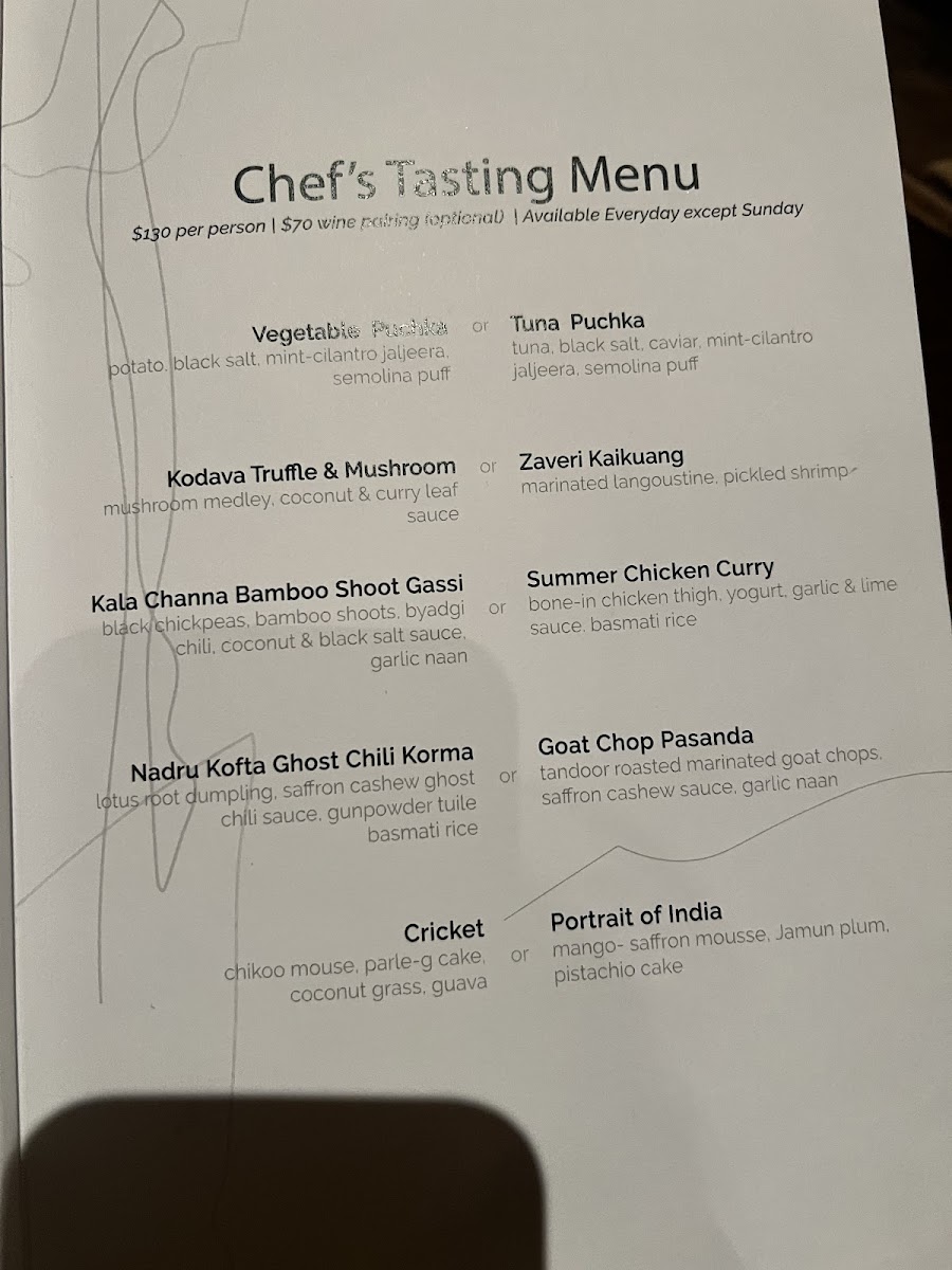 Menu Junoon-5
