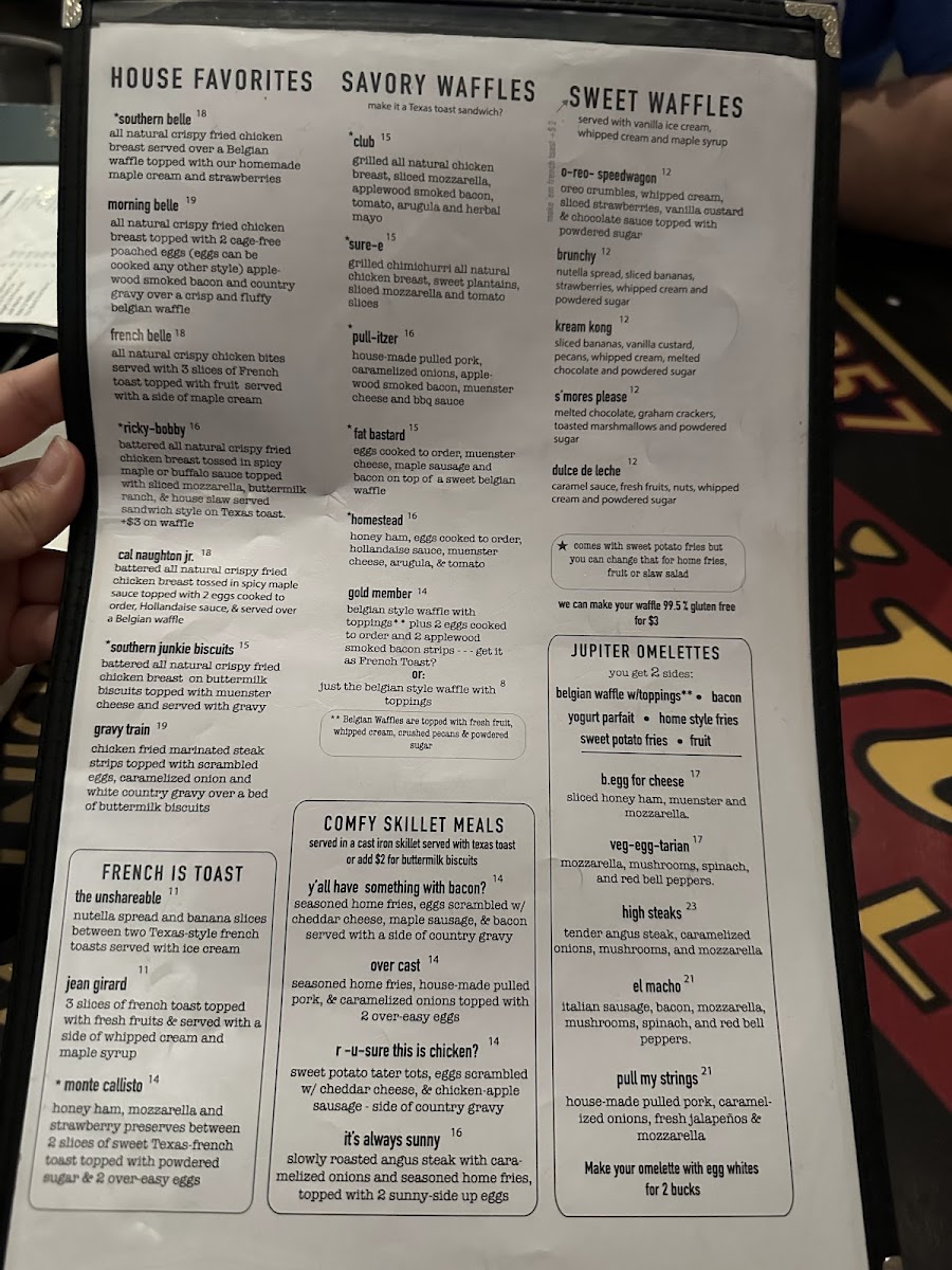 Menu Jupiter-10
