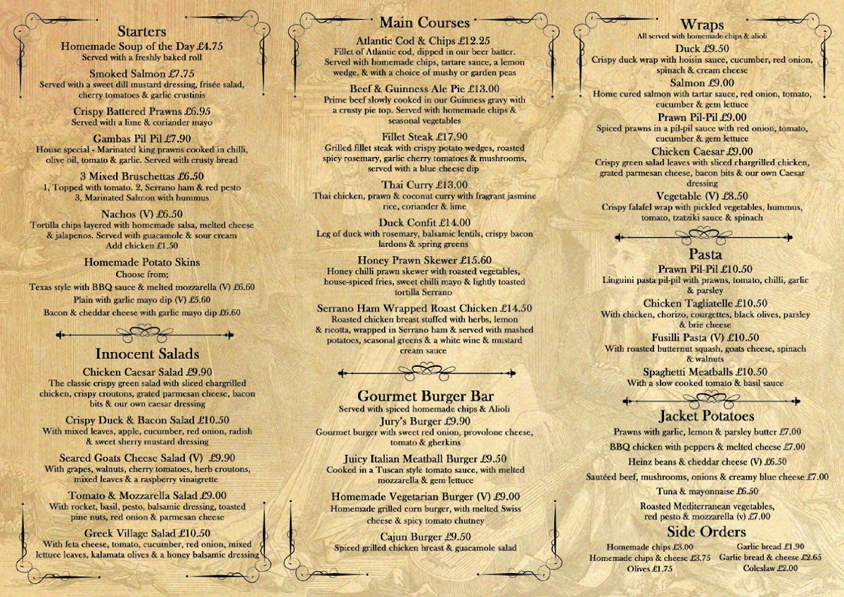 Menu Jury's Cafe And Wine Bar-10