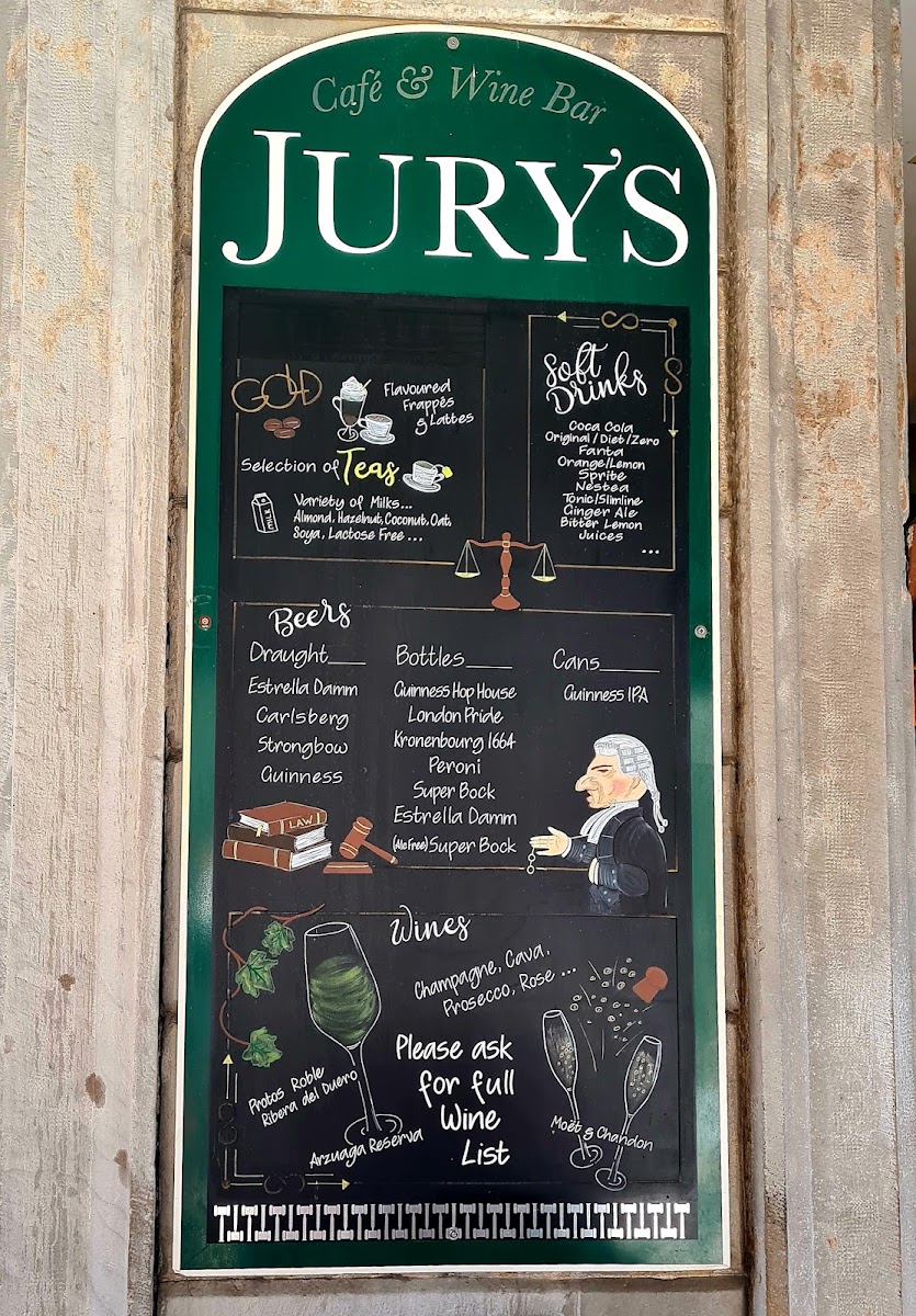Menu Jury's Cafe And Wine Bar-2