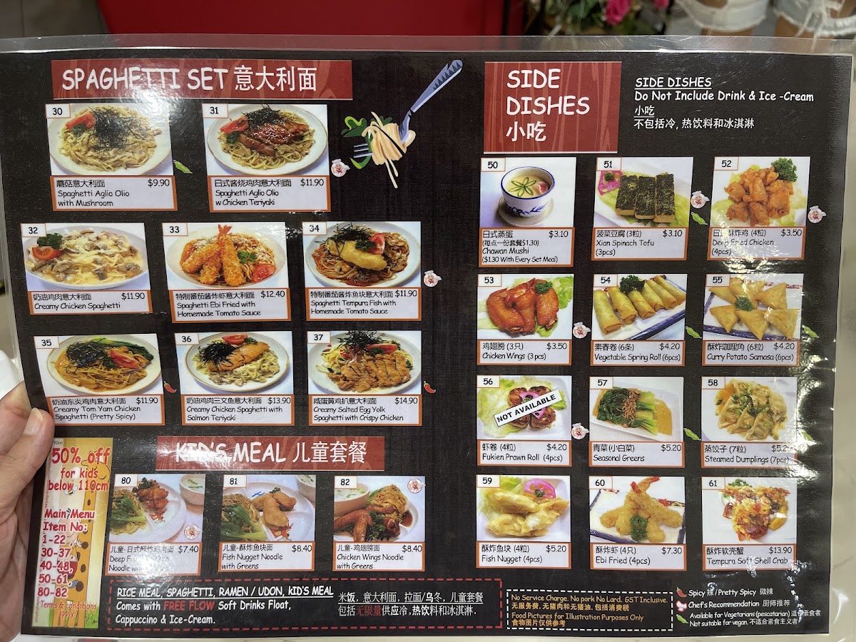 Menu Just Acia-10
