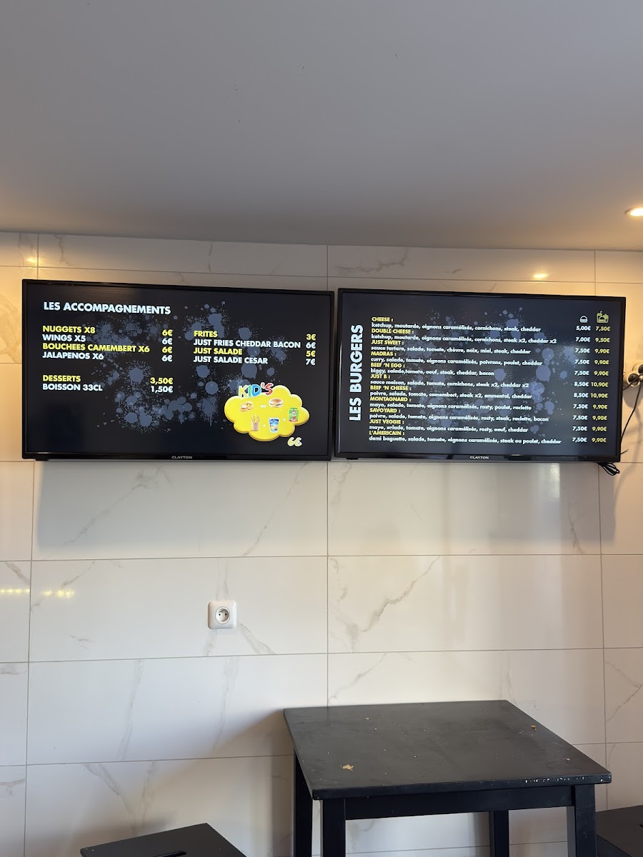 Menu Just Burger-4