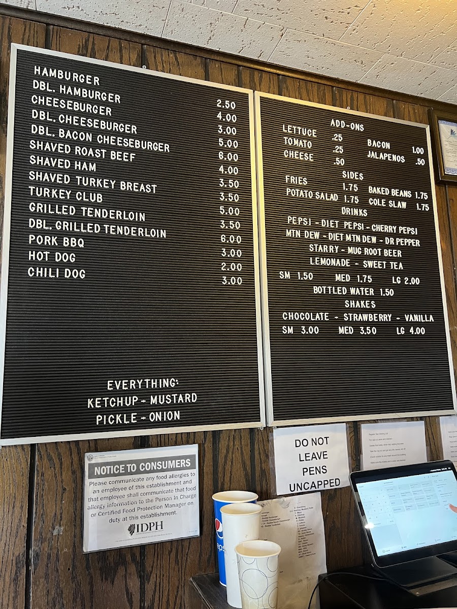 Menu Just Hamburgers-3
