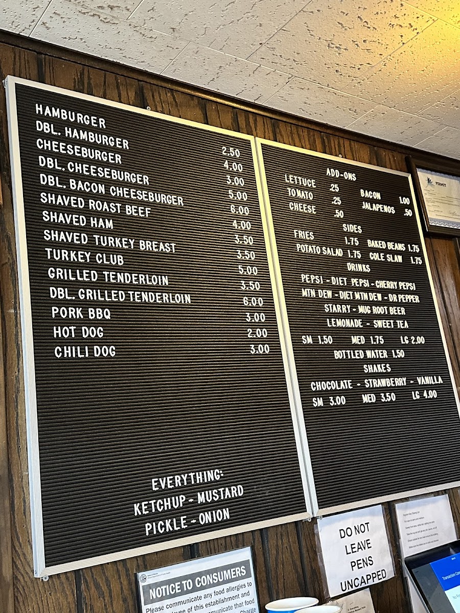 Menu Just Hamburgers-4