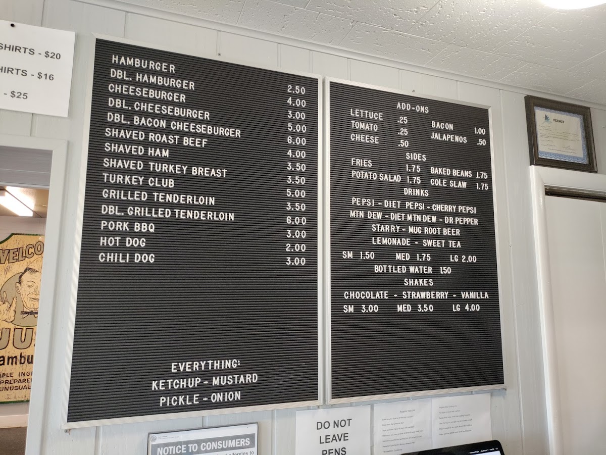 Menu Just Hamburgers-5