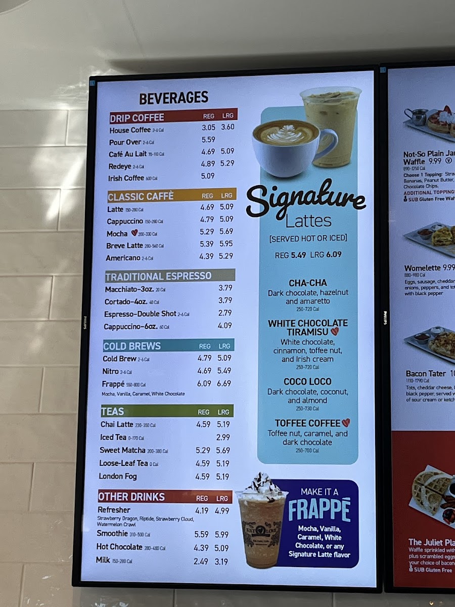 Menu Just Love Coffee Cafe - Mt. Juliet-2