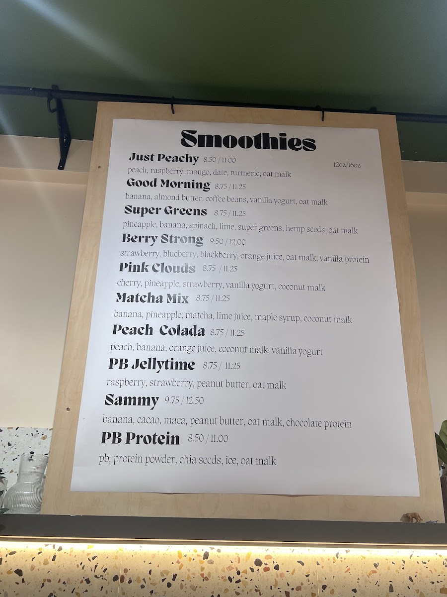 Menu Just Peachy Kelowna-3