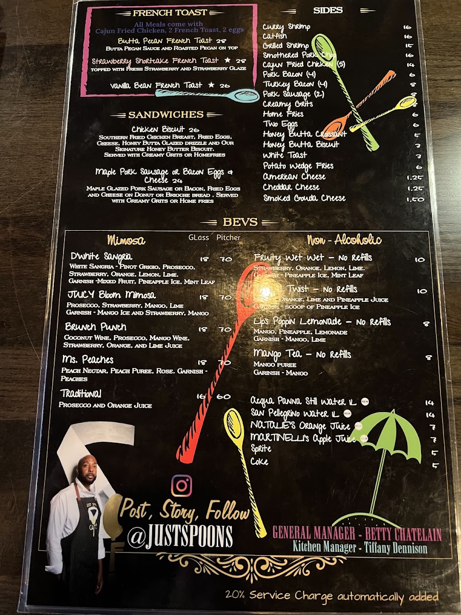Menu Just Spoons Café-10