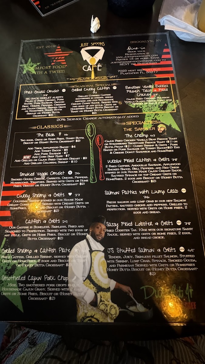 Menu Just Spoons Café-5