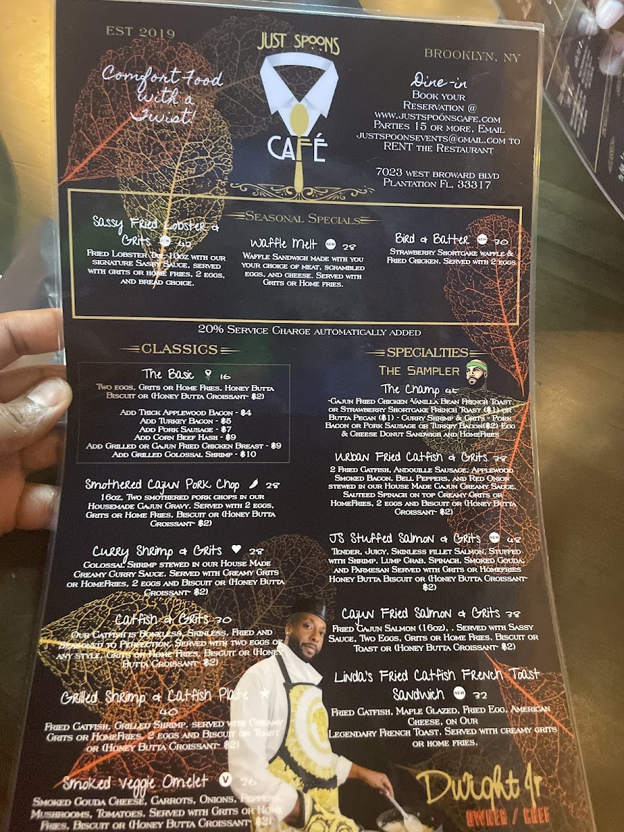 Menu Just Spoons Café-6
