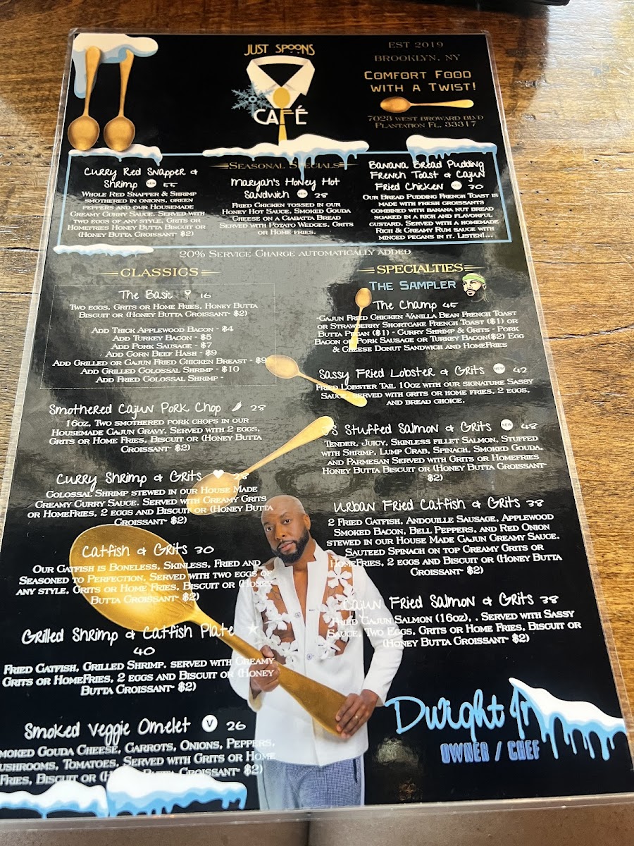 Menu Just Spoons Café-9