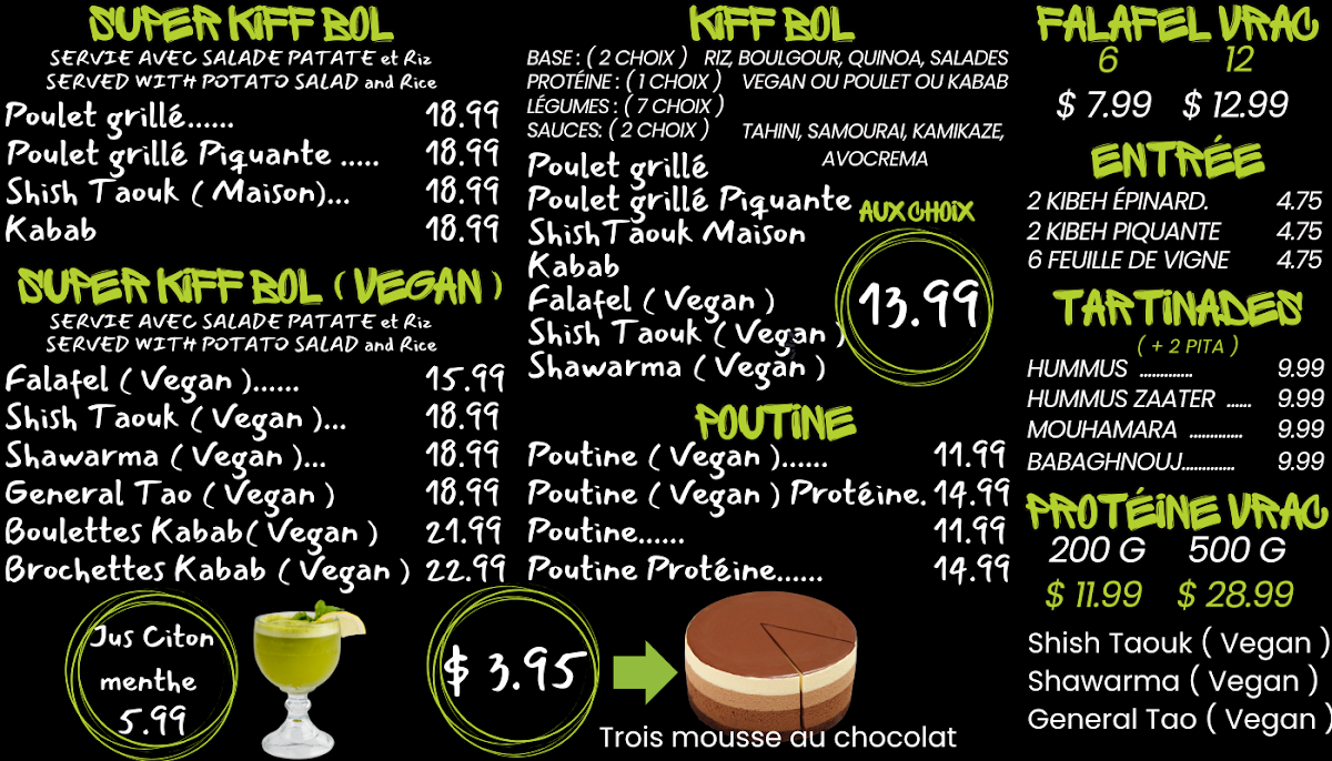 Juste Falafel Menu-1