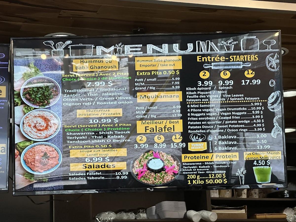 Juste Falafel Menu-3