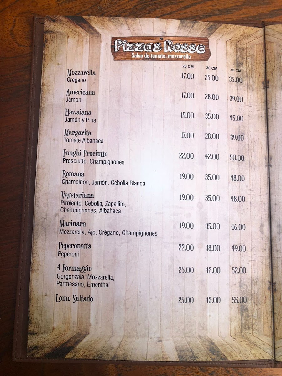 Menu Justin Pizzeria A La Leña-5