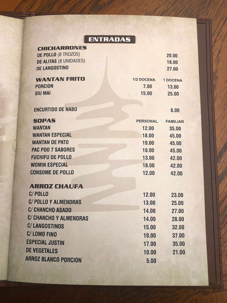 Menu Justin Pizzeria A La Leña-7