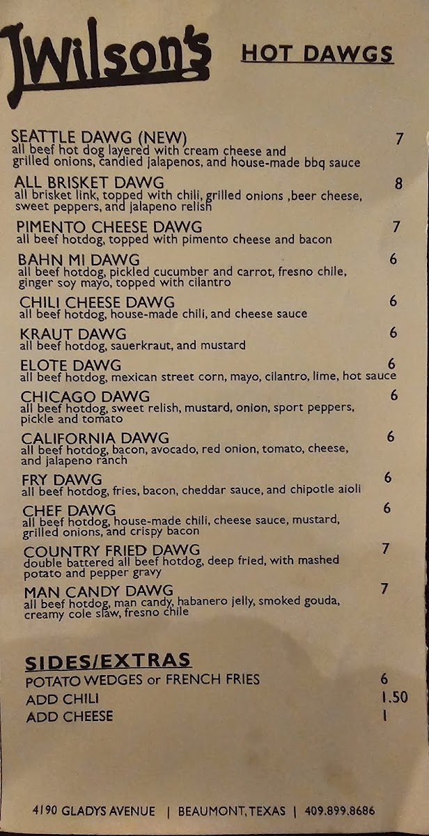 Menu Jwilson's-2