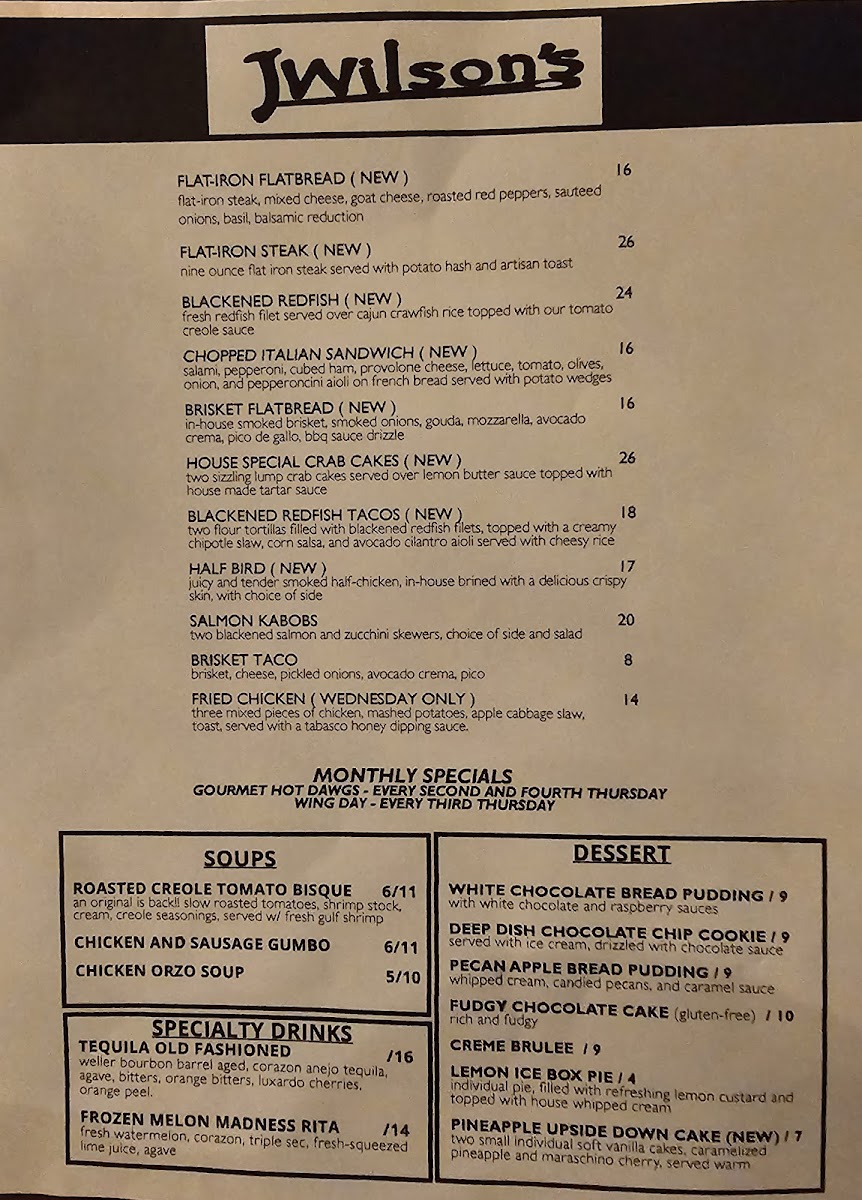 Menu Jwilson's-4