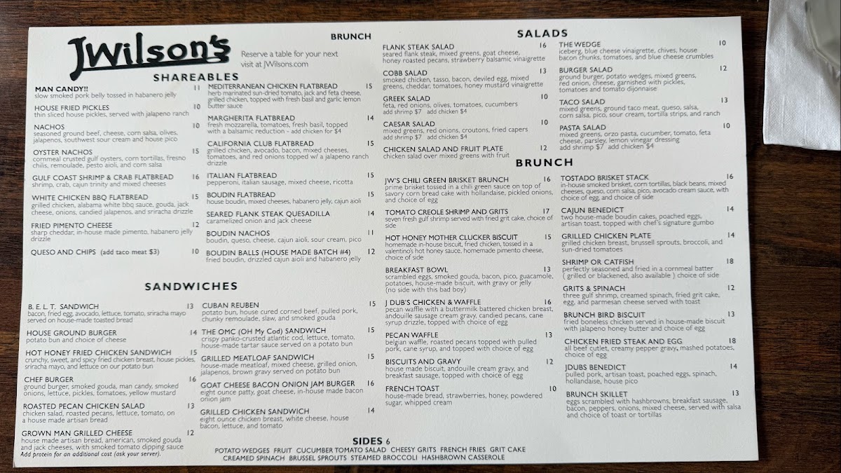 Menu Jwilson's-7
