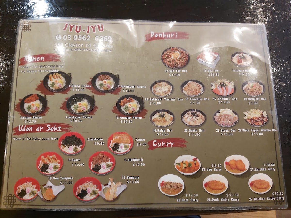 Menu Jyu Jyu-8