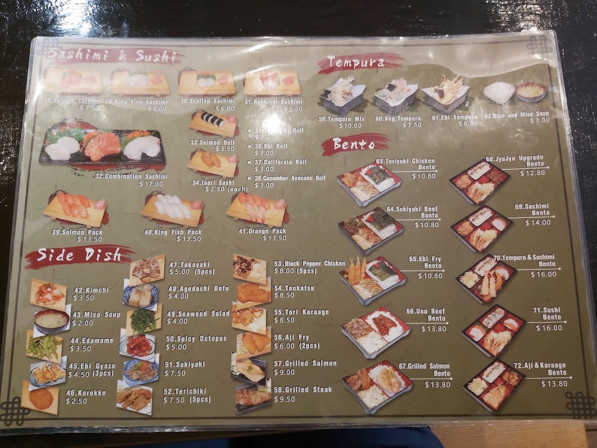 Menu Jyu Jyu-9
