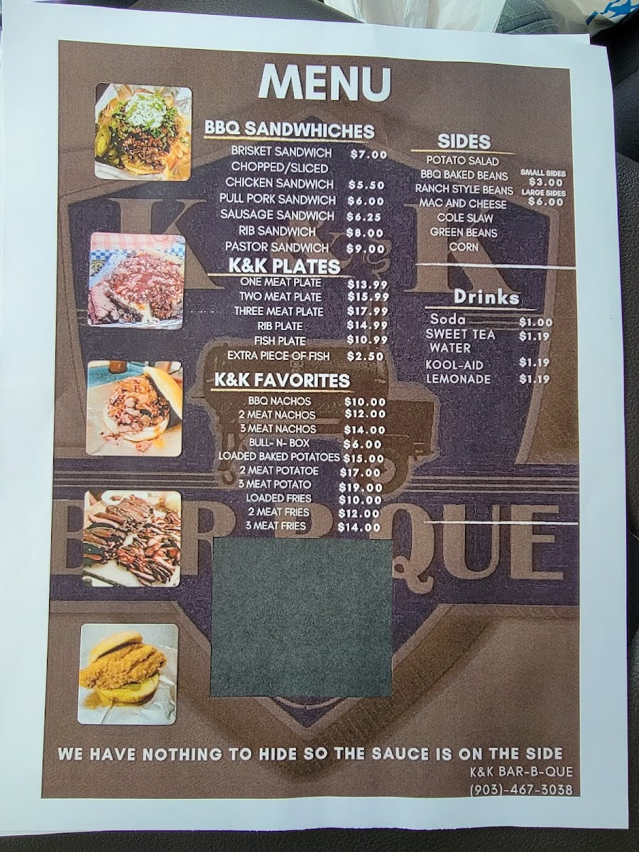 K & K Bar-B-Que Menu-2