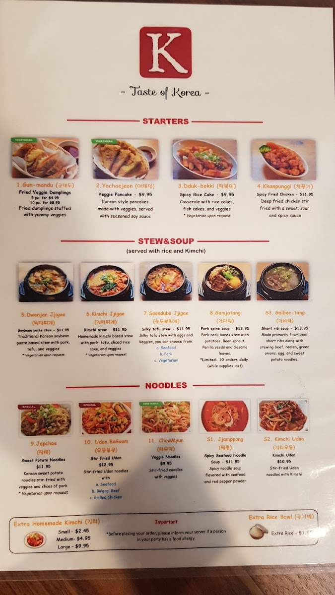 Menu K Restaurant-7