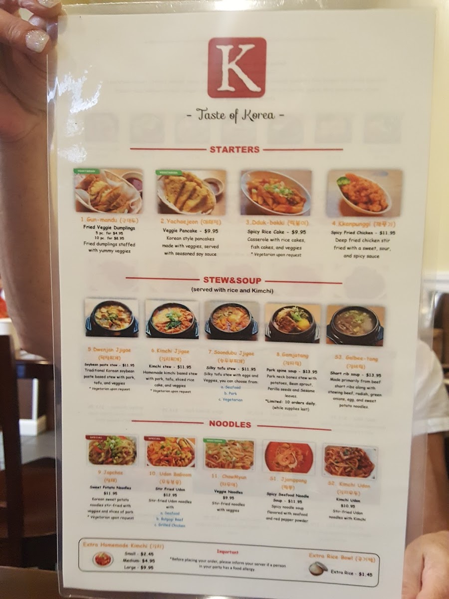 Menu K Restaurant-8
