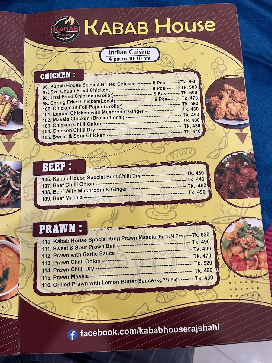 Menu Kabab House Multi Cuisine Restaurant-10