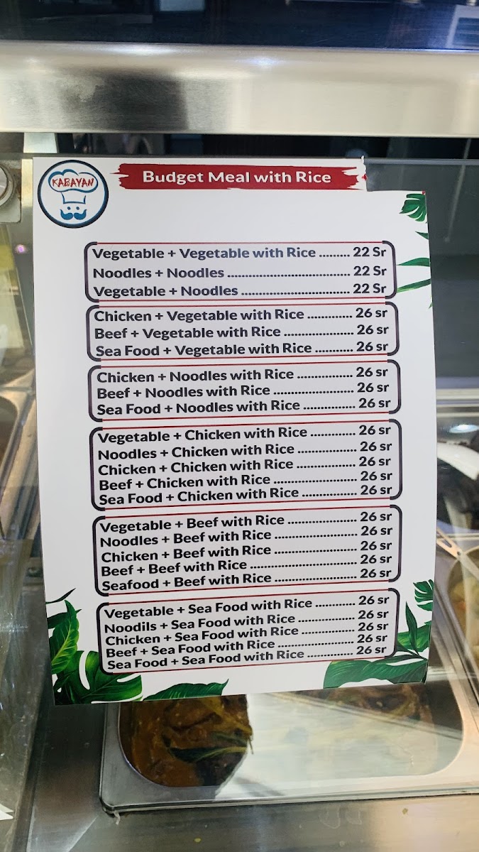 Menu Kabayan Restaurant-1