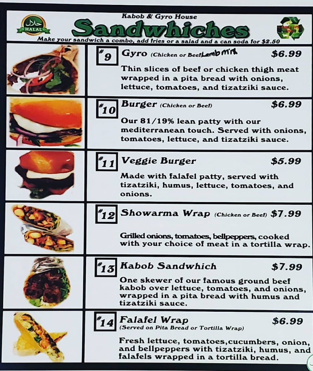 Menu Kabob & Gyro House-3
