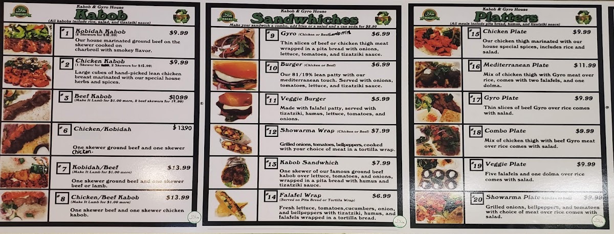 Menu Kabob & Gyro House-5
