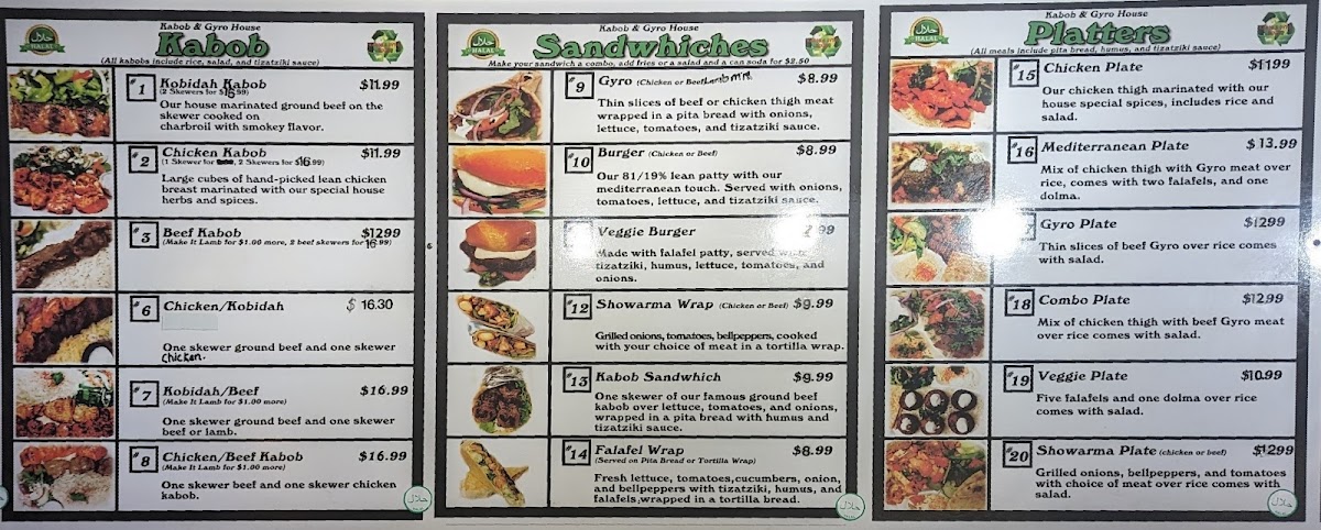 Menu Kabob & Gyro House-8