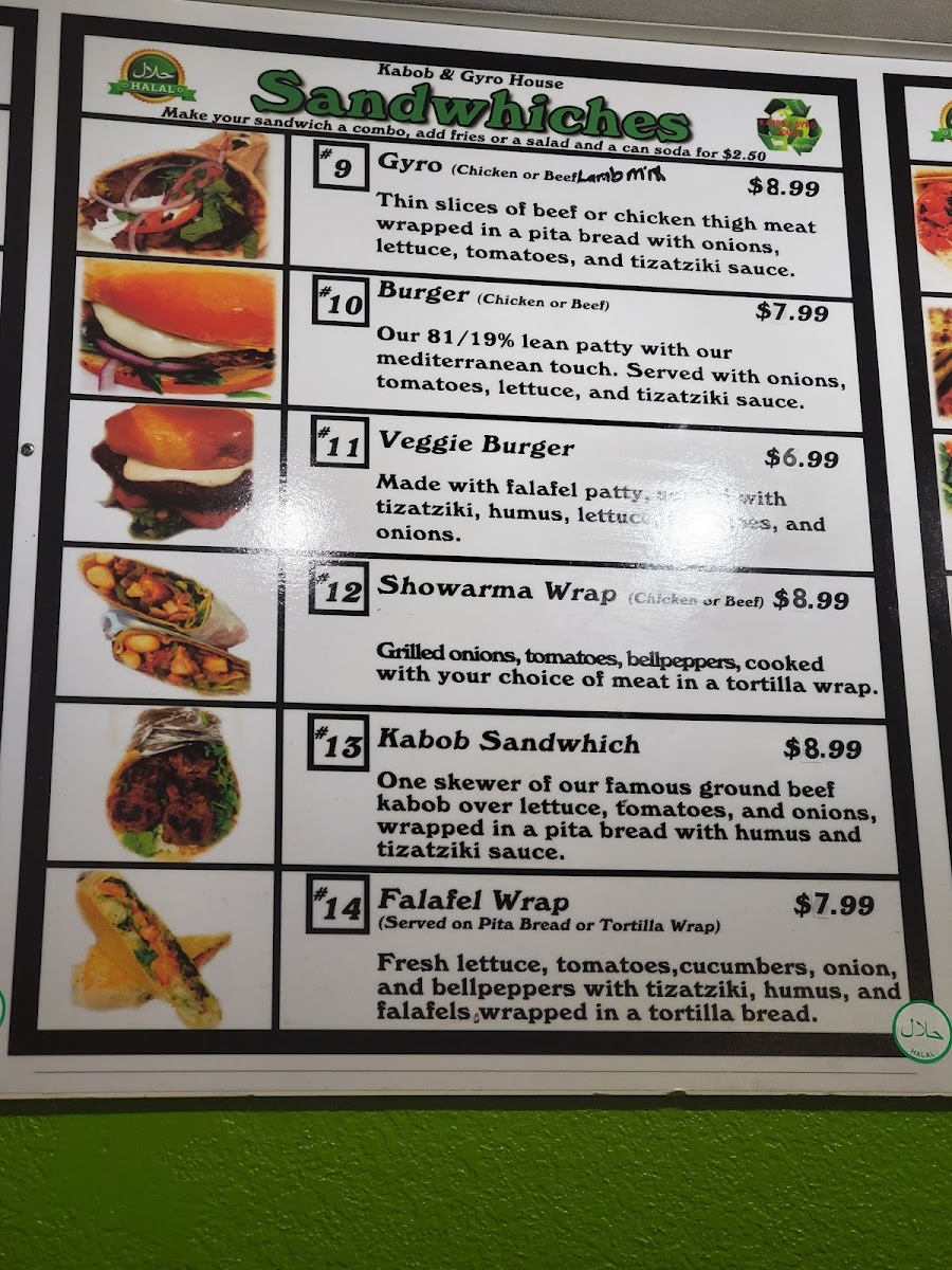 Menu Kabob & Gyro House-9